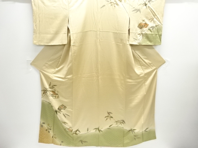 JAPANESE KIMONO / HOMONGI / PINE & BAMBOO 